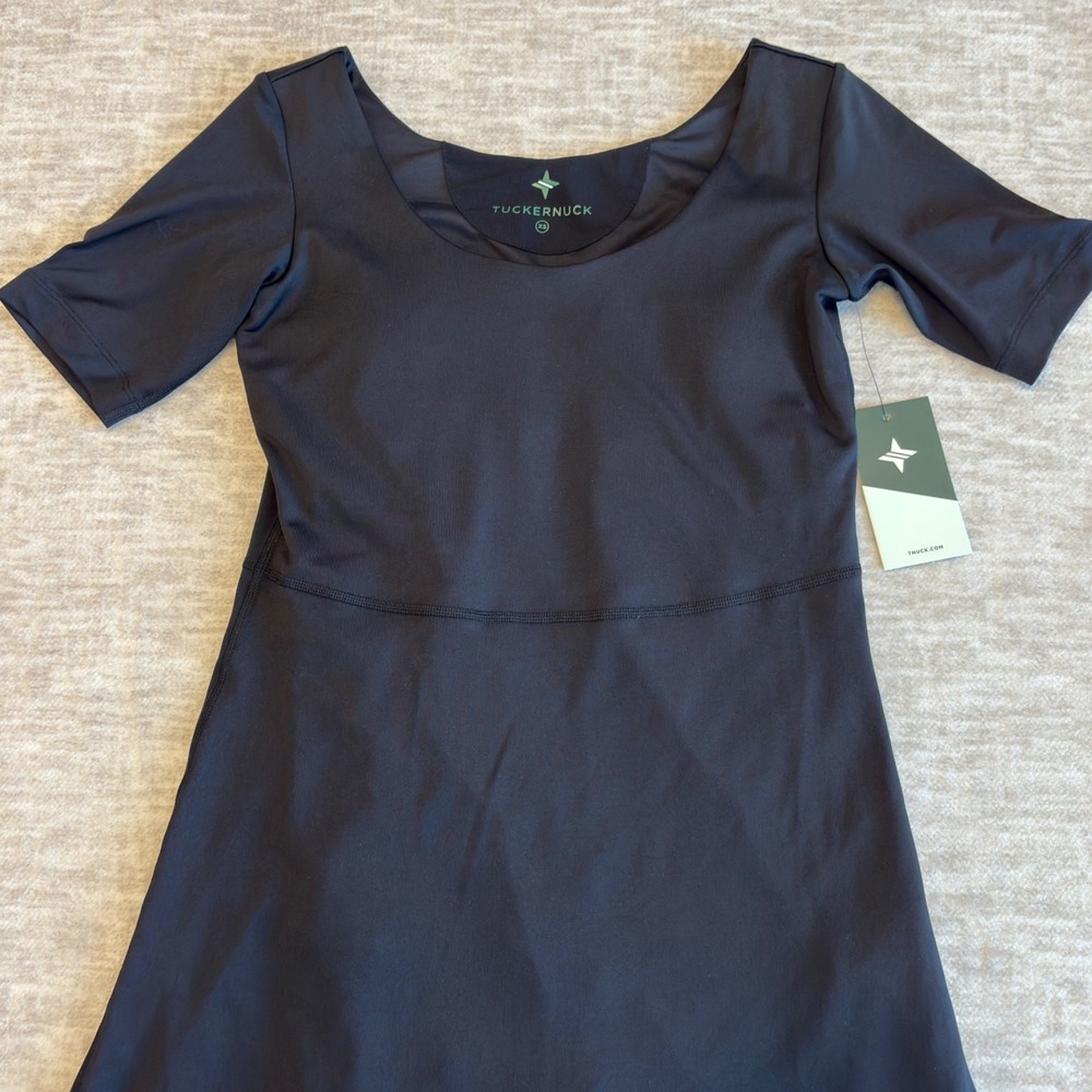 Tuckernuck Black Step In Rosemary Sport Dress Black Shorts Support Bra XS NWT - Picture 4 of 12